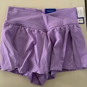 JoyLab purple high rise shorts